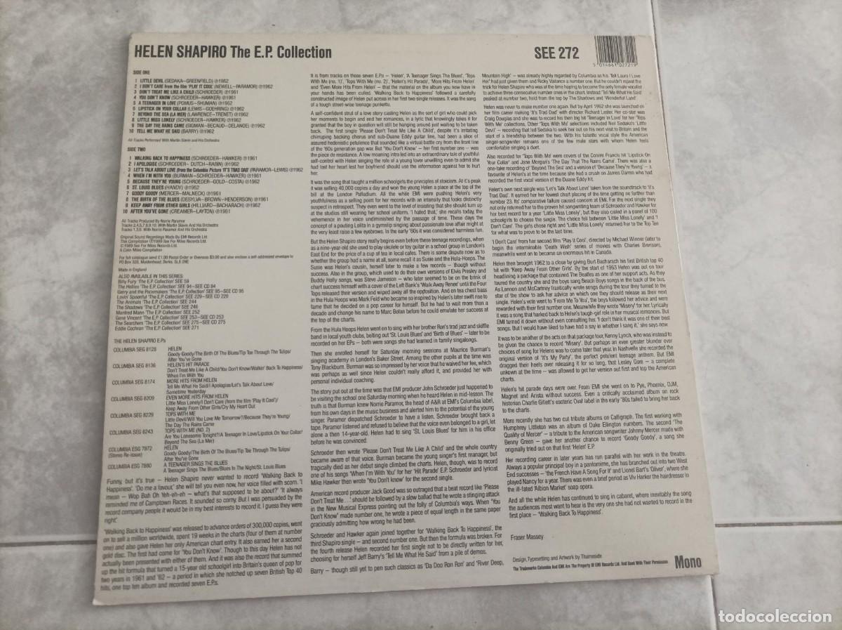 Discos de vinilo: Helen Shapiro lp the ep collection - Foto 2