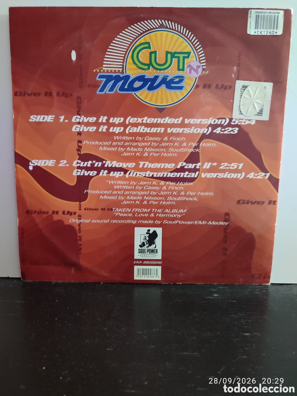 Discos de vinilo: Disco de vinilo ck1260 - Foto 2