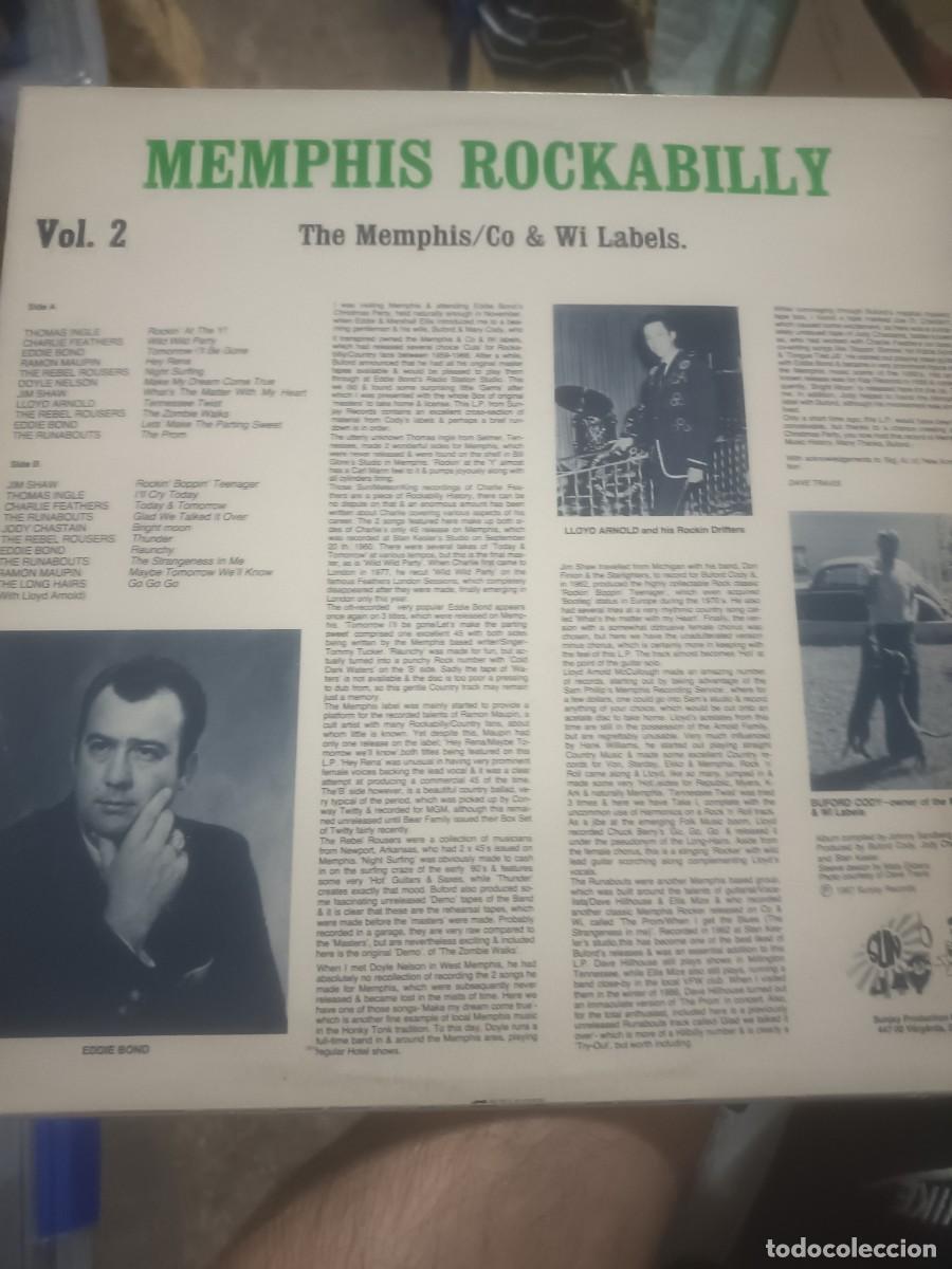 Discos de vinilo: DISCO LP MEMPHIS ROCKABILLY - Foto 2