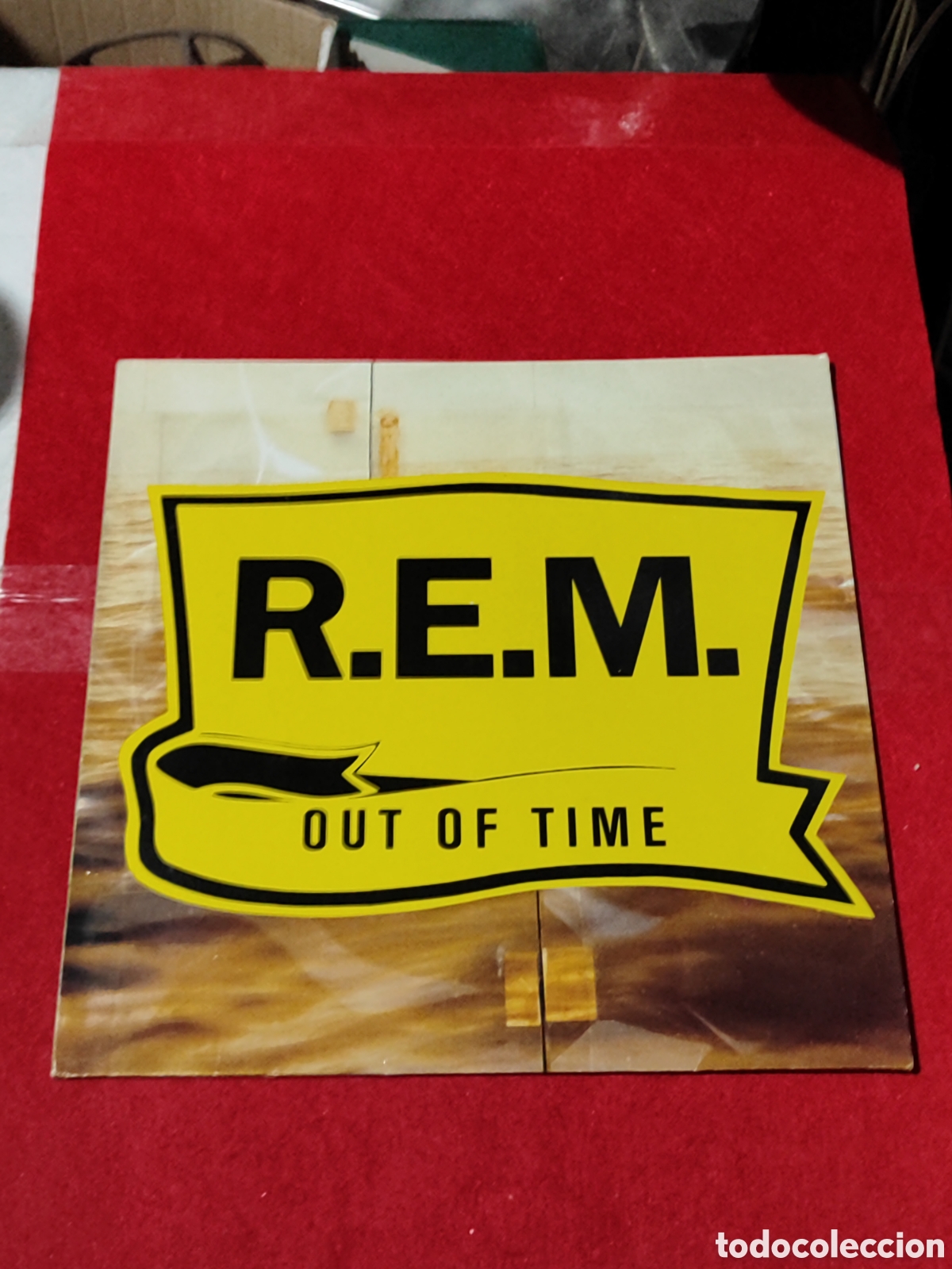 Discos de vinilo: LP R.E.M. OUT OF TIME 1991 leer descripci&oacute;n