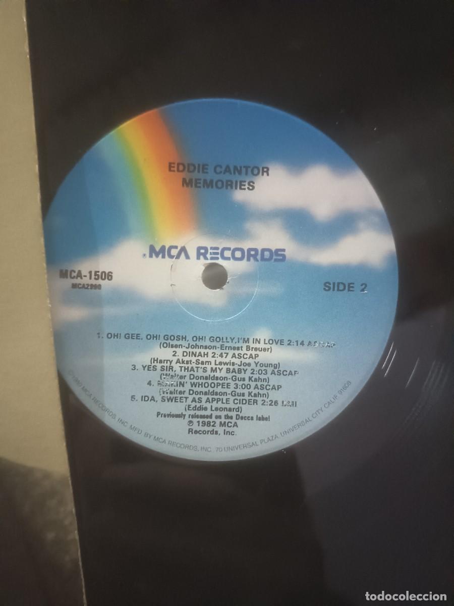 Discos de vinilo: DISCO LP EDDIE CANTOR - Foto 3