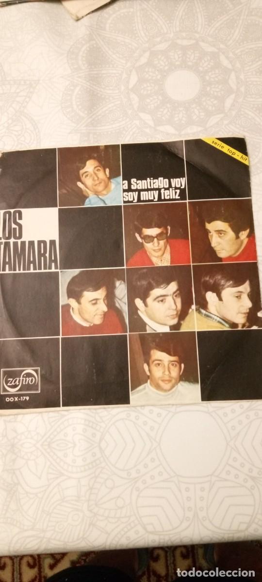 Discos de vinilo: Disco Single Los Tamara A Santiago Voy
