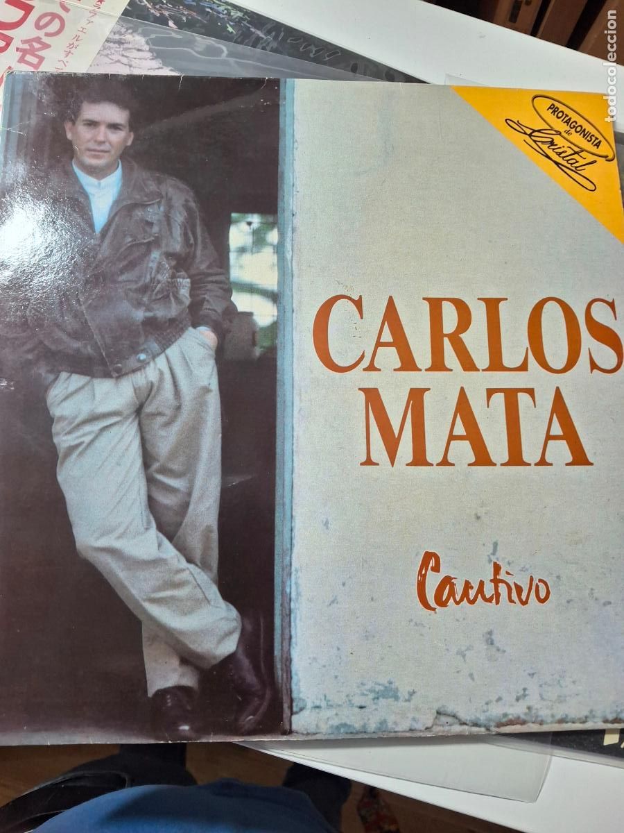 Discos de vinilo: lp carlos mata cautivo cristal crystal
