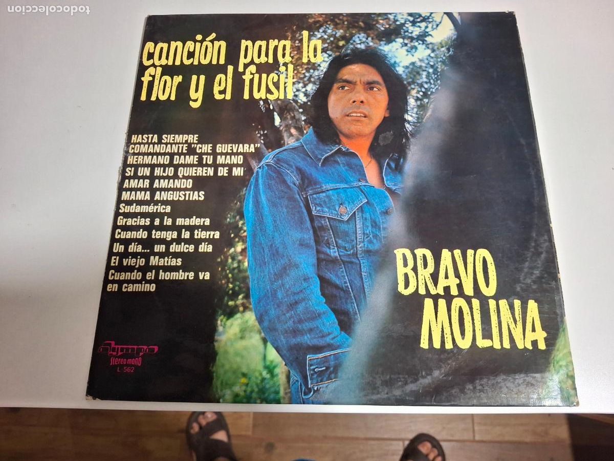 Discos de vinilo: Grupos y solistas de Latinoam&eacute;rica BRAVO MOLINA-LP CANCION PARA LA FLOR Y EL FUSIL