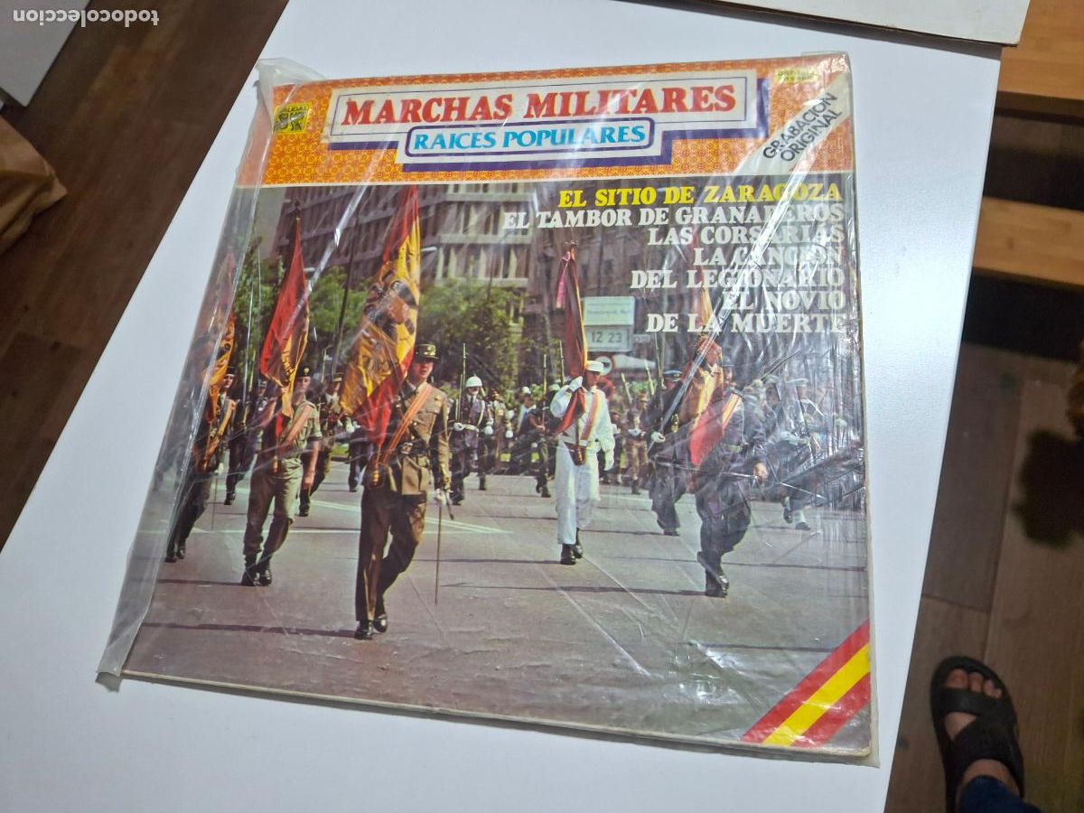 Discos de vinilo: LP ORQUESTA MARAVELLA : MARCHAS MILITARES , RAICES POPULARES