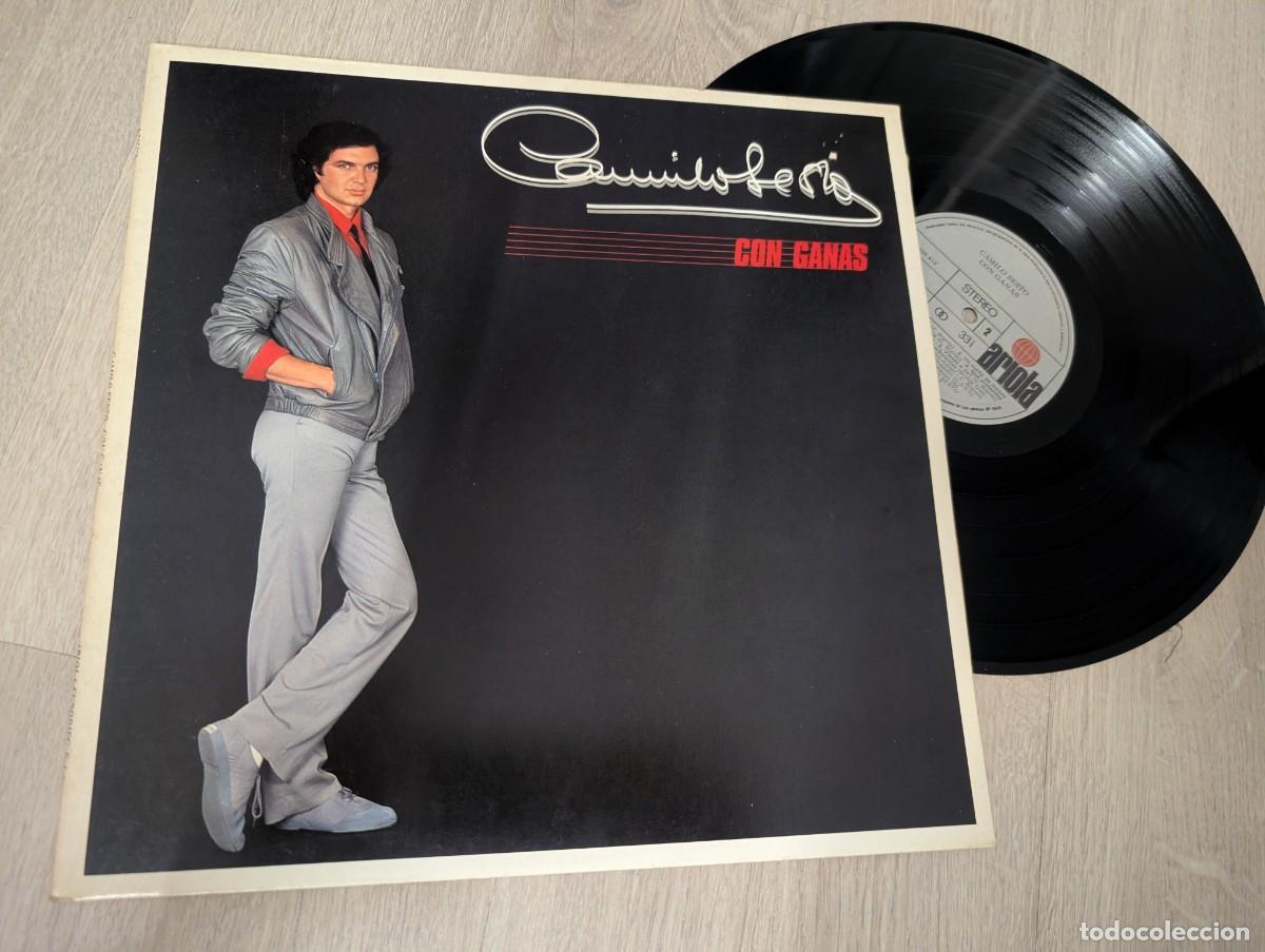 Discos de vinilo: CAMILO SESTO - CON GANAS ..LP DE 1983 - ARIOLA ..1&ordf; ED ORIGINAL.. FIRADO Y DEDICADO - BUEN ESTADO
