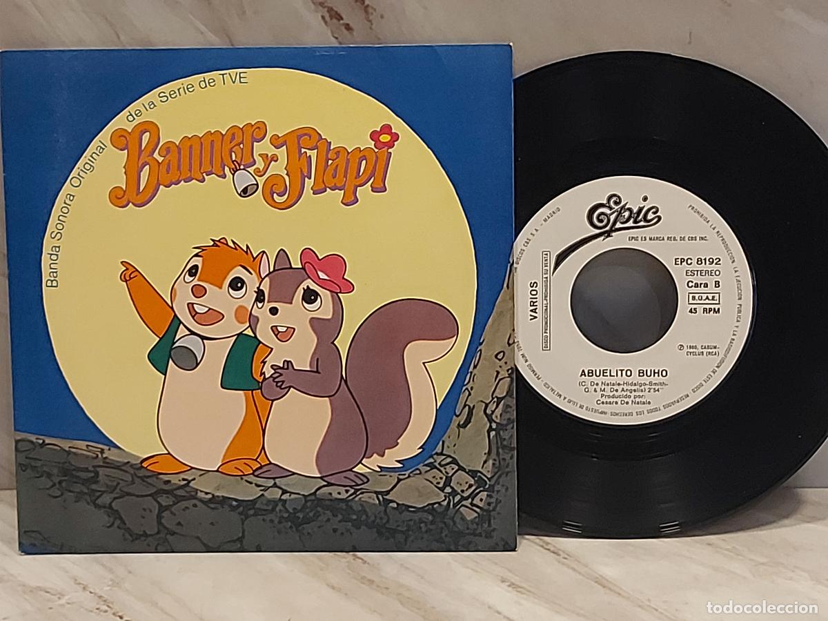 Discos de vinilo: BANNER Y FLAPI | BSO SERIE TVE | SINGLE PROMO EPIC 1980 | MBC.***