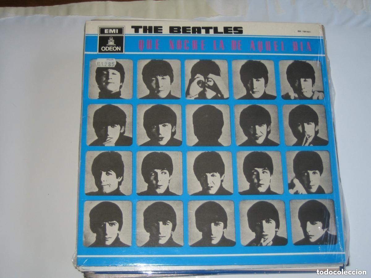 Discos de vinilo: THE BEATLES - QUE NOCHE LA DE AQUEL DIA ..LP DE EMI-ODEON . EDICION ESPA&Ntilde;OLA ..DE LO MEJOR