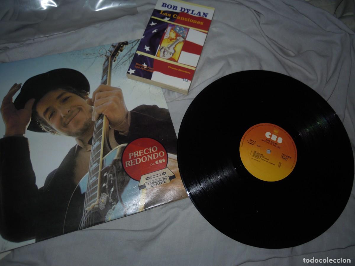 Discos de vinilo: LOTE LP BOB DYLAN NASHVILLE SKYLINE 1974 PROMO SPAIN, JOHNY CASH + CANCIONES, JUGLARES 212 PGS
