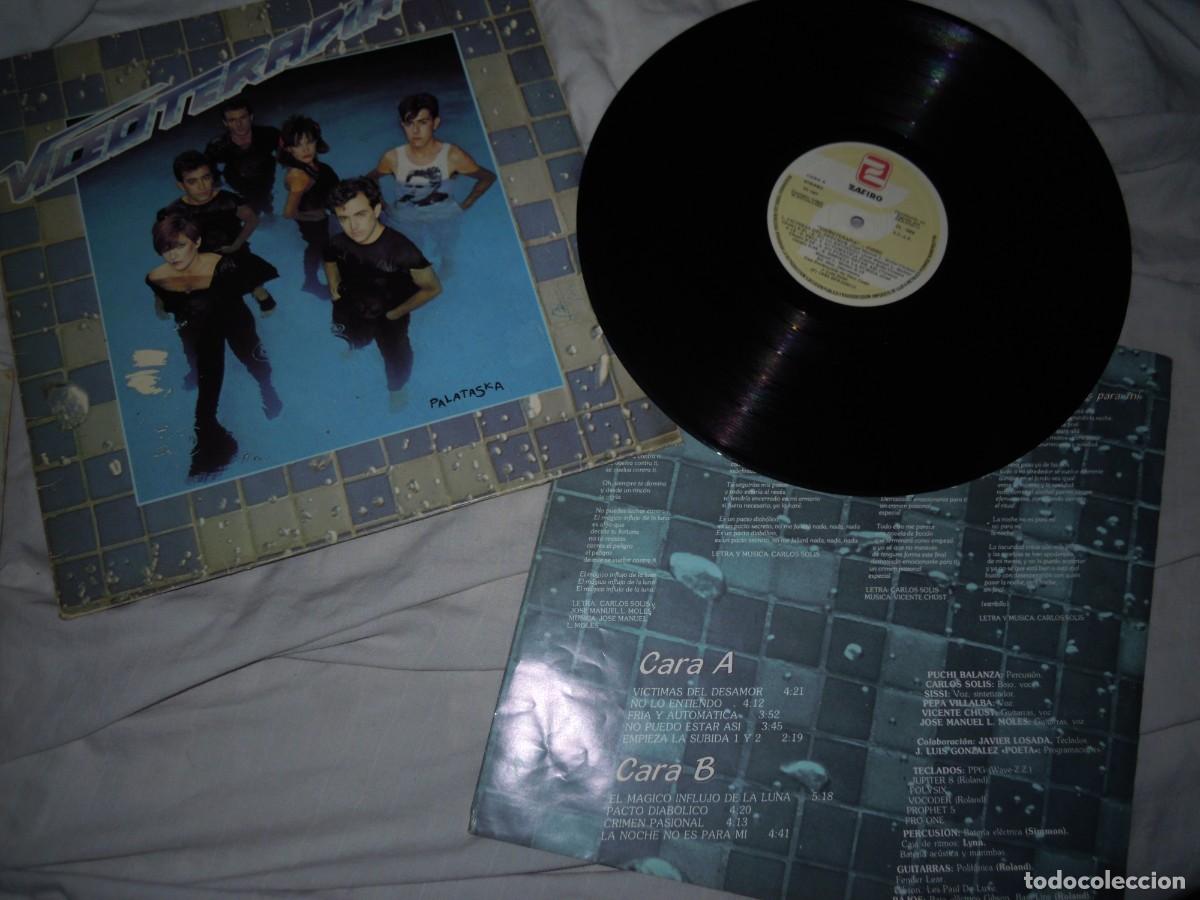 Discos de vinilo: LP VIDEO VIDEOTERAPIA 1983, PROD. TINO CASAL, VICTIMAS DESAMOR, NOCHE NO ES PARA M&Iacute;, SYNTH,NEW WAVE