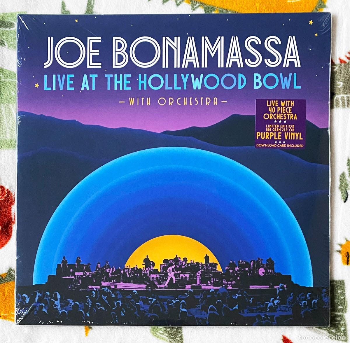 Discos de vinilo: Joe Bonamassa With Orchestra - Live At The Hollywood Bowl doble lp gatefold precintado - blues rock