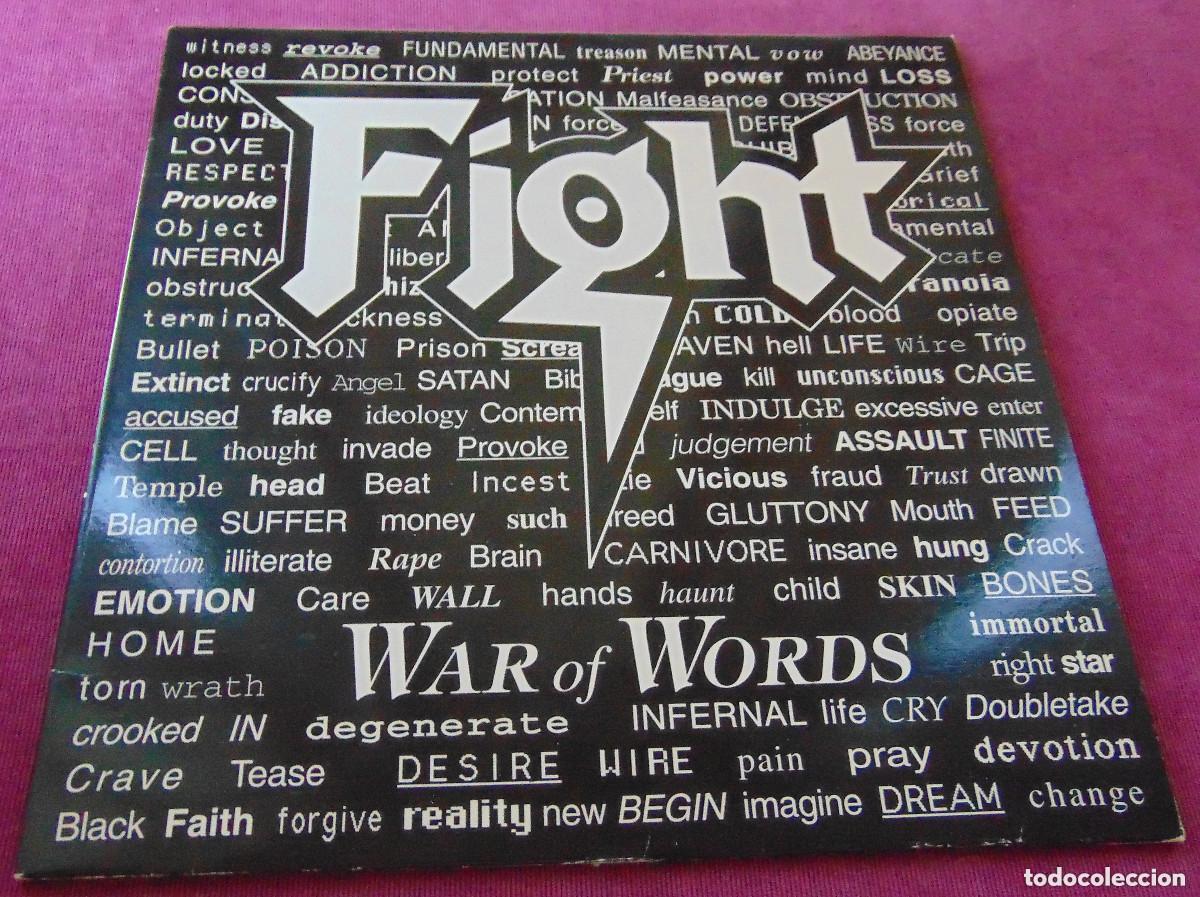 Disques de vinyle: Fight &lrm;&ndash; War Of Words - LP EDICION ESPA&Ntilde;OLA 1993