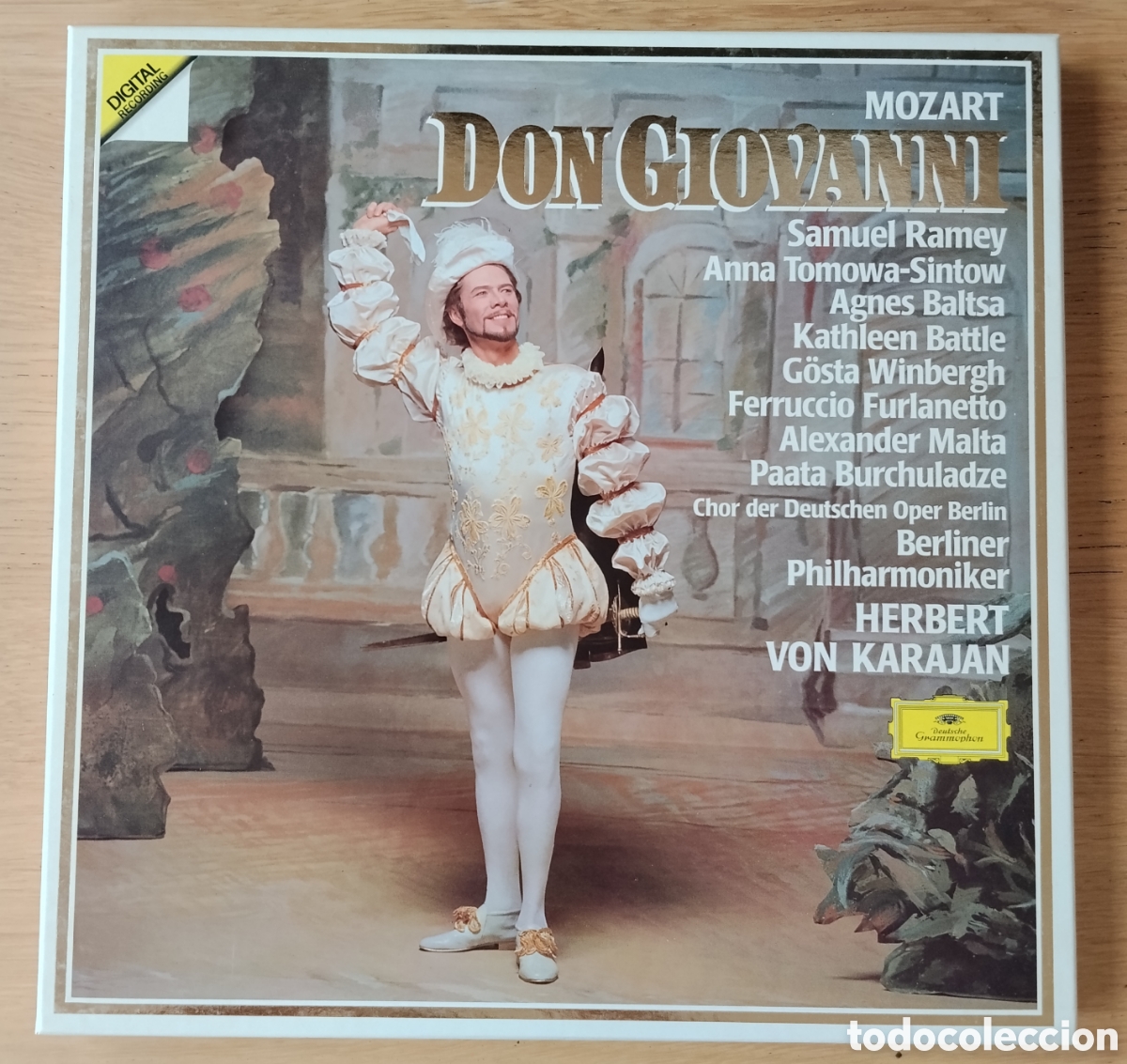 Discos de vinilo: WOLFGANG AMADEUS MOZART: &rdquo;DON GIOVANNI&rdquo; BOX SET 3 LPs VINILO - VON KARAJAN