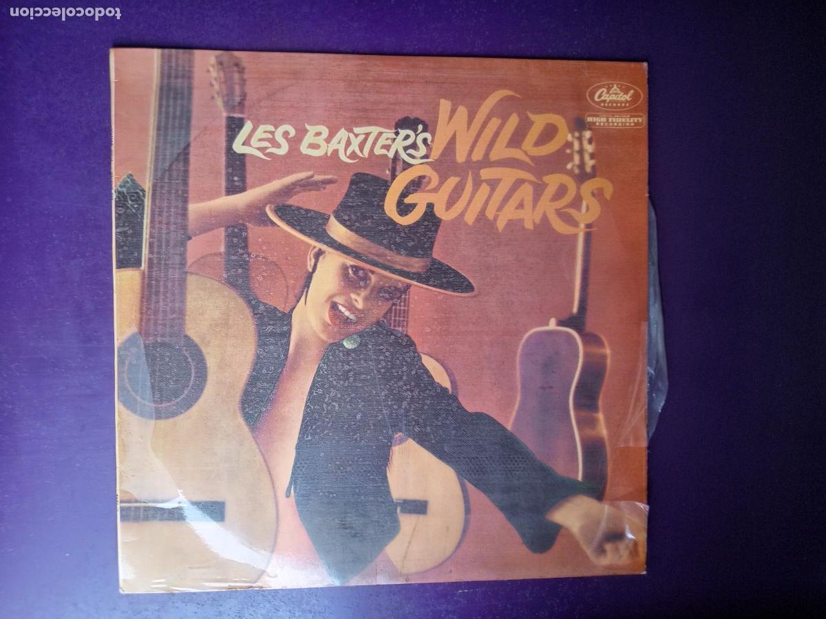 Discos de vinilo: Les Baxter's Wild Guitars - LP CAPITOL 1959 - EDICION ITALIANA - LOUNGE POP 50'S