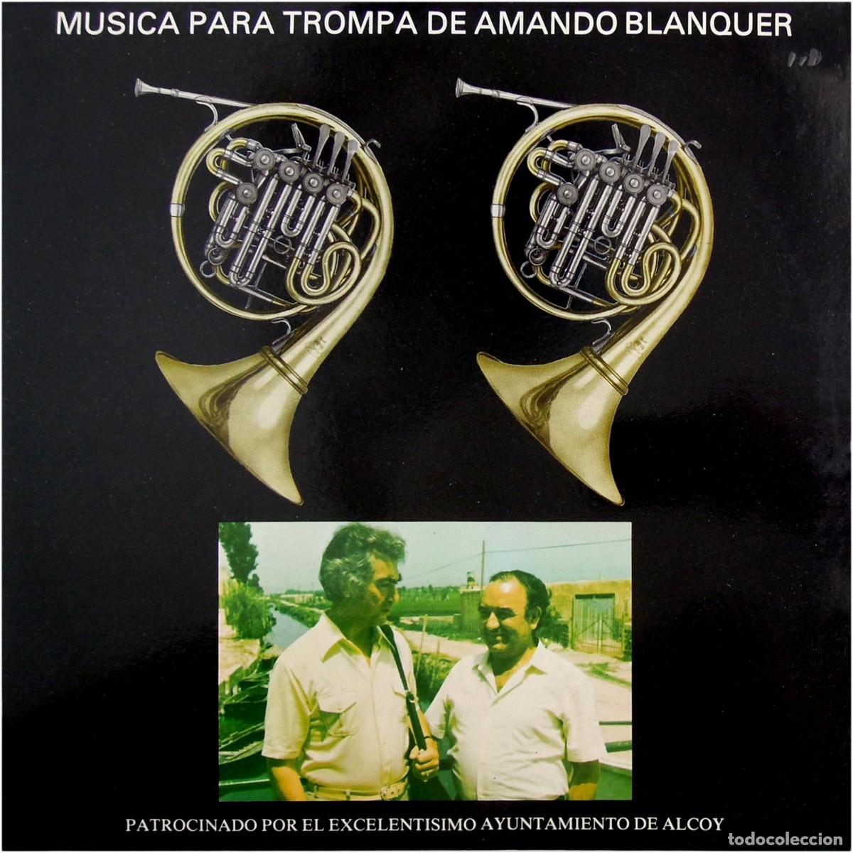 Discos de vinilo: VVAA - Musica Para Trompa De Amando Blanquer - LP promo Spain 1985 - EGT XLC-009 - EX/EX