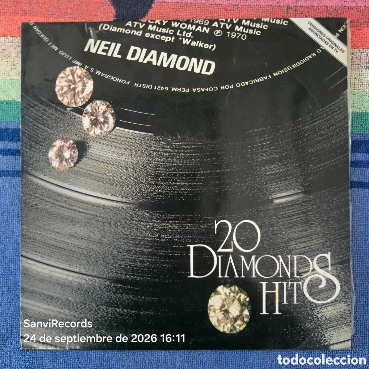 Discos de vinilo: [LP] NEIL DIAMOND: 20 DIAMONDS HITS (MCA) (1980)