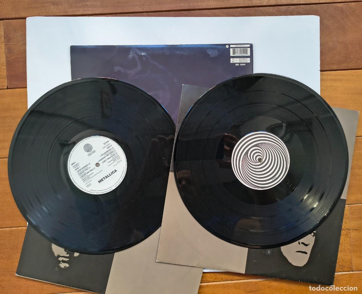 Discos de vinilo: METALLICA Negro Black Album 2LP Spain 1991