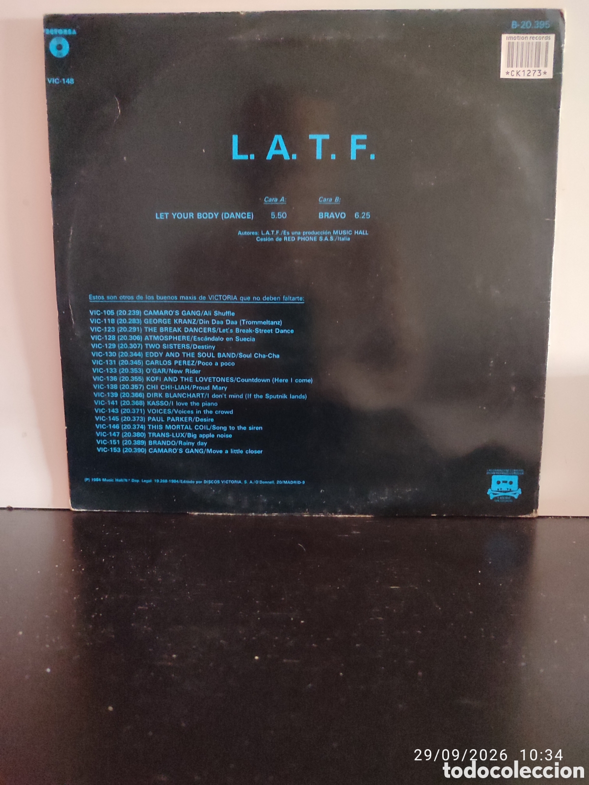 Discos de vinilo: Disco de vinilo ck1273 - Foto 2