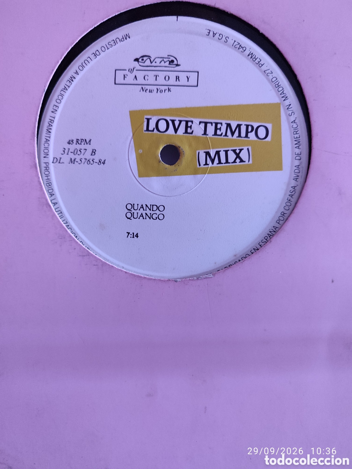 Discos de vinilo: Disco de vinilo ck1275 - Foto 1