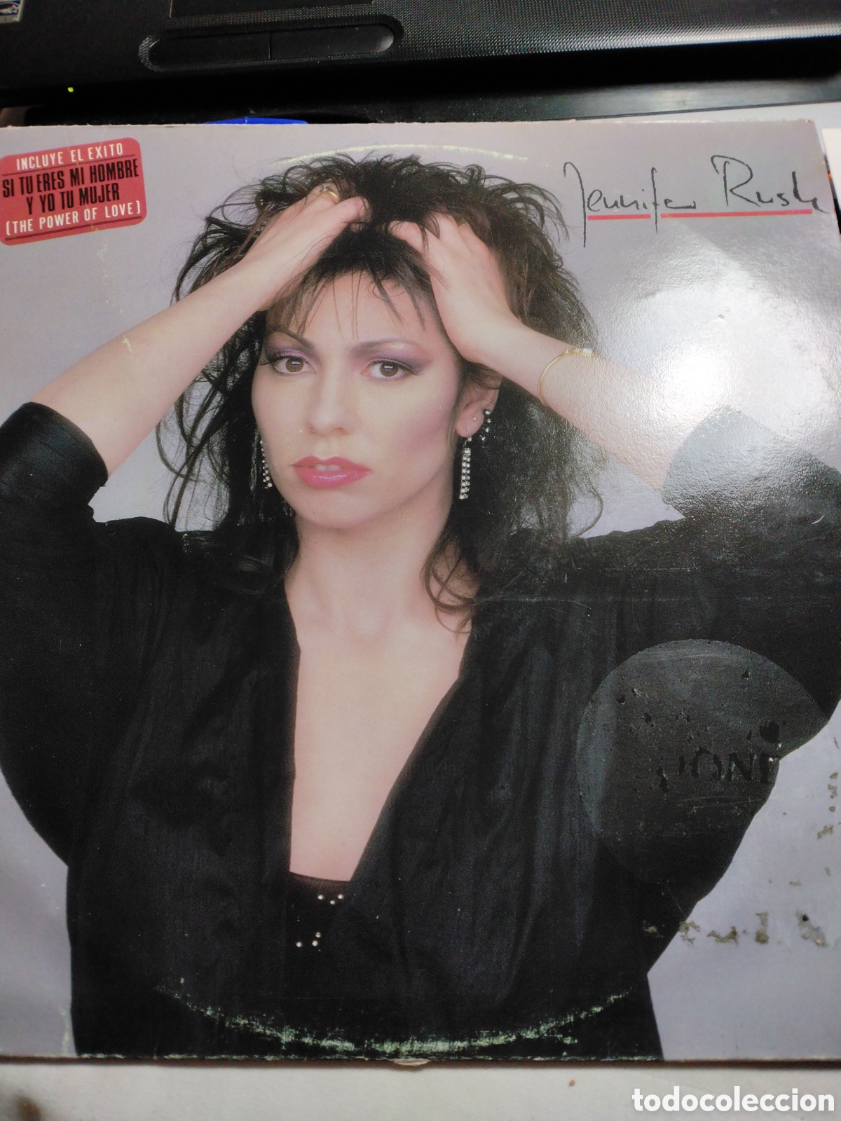 Dischi in vinile: JENNIFER RUSH - SI TU ERES MI HOMBRE - THE POWER OF LOVE - CBS 1984.