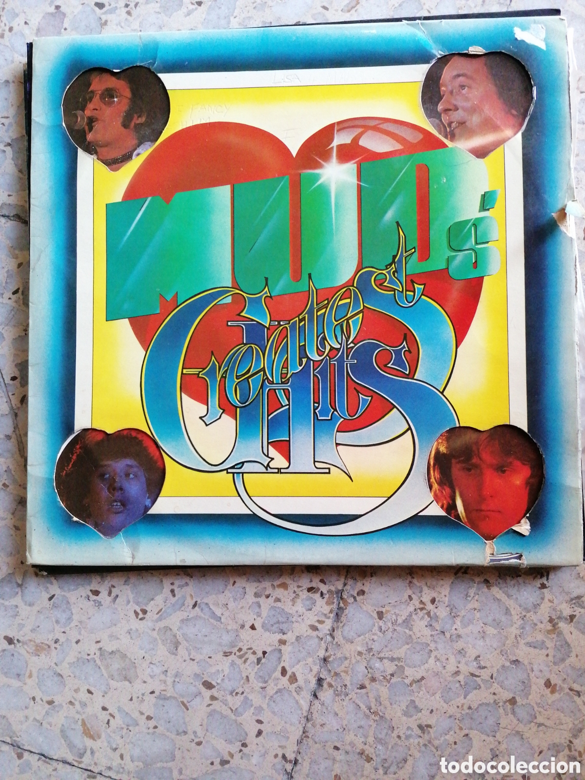 Discos de vinilo: LP MUD MUD&acute;S GREATES HITS 1975 UK - Foto 1