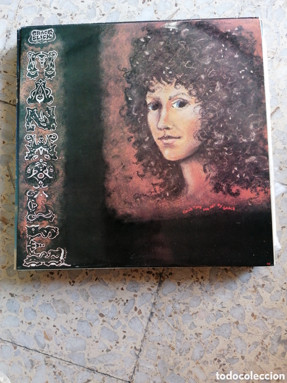 Discos de vinilo: LP GRACE SLICK MANHOLE 1979 ESPA&Ntilde;A EX