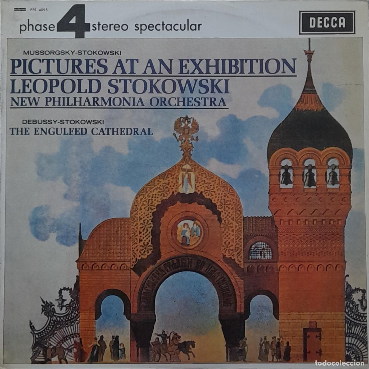 Discos de vinilo: Pictures at an exhibition. Mussorgsky-Stokowski. DECCA 1966