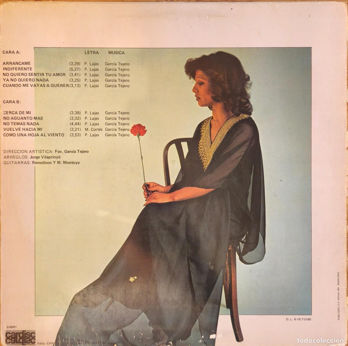 Discos de vinilo: DISCO LP MARUJA CORT&Eacute;S. ARR&Aacute;NCAME. - Foto 2