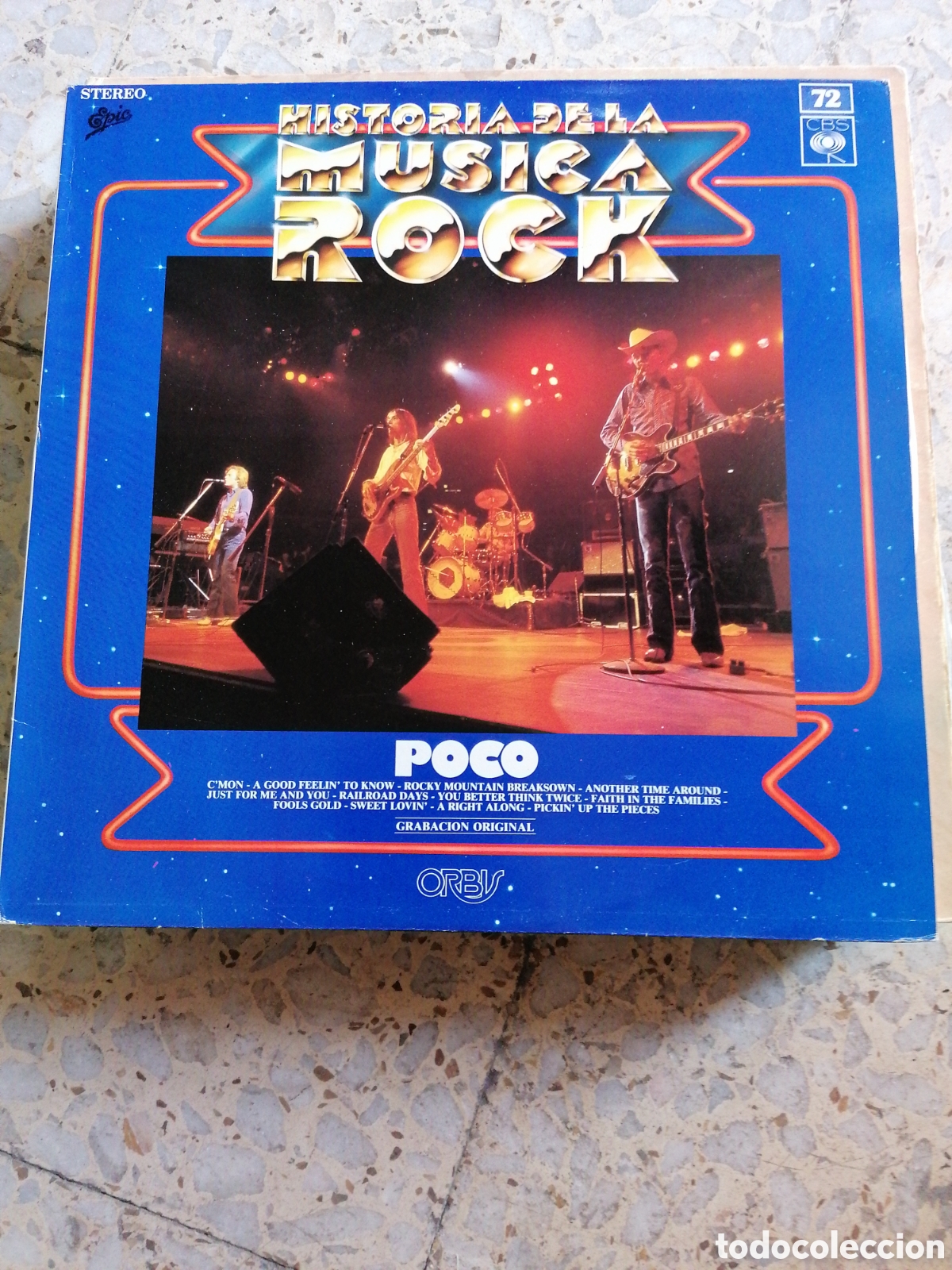 Discos de vinilo: LP POCO HISTORIA DE LA MUSICA ROCK 72 EX