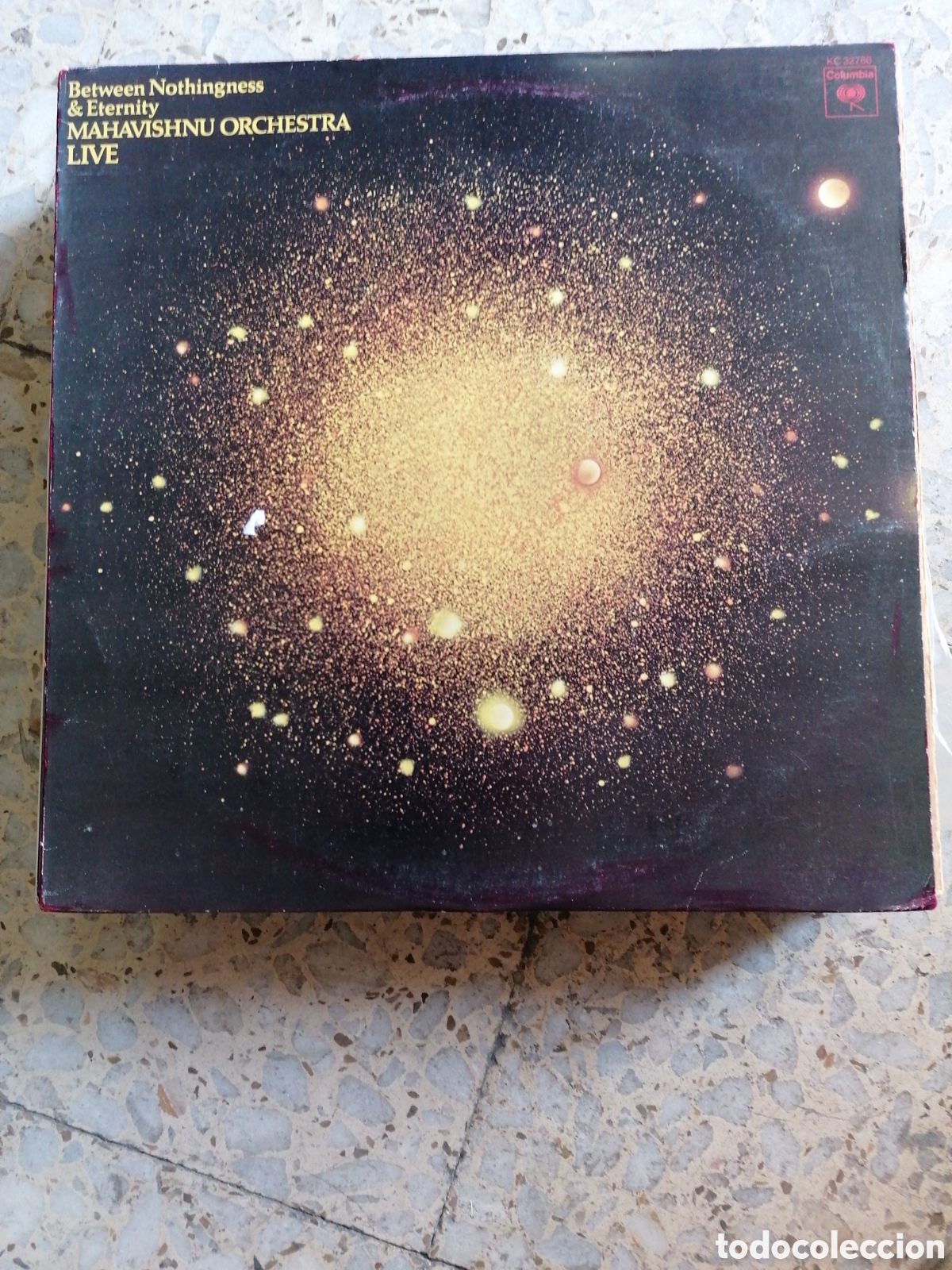 Discos de vinilo: LP MAHAVISHNU ORCHESTRA LIVE BETWEEN NOTHINGNESS & ETERNITY 1973 USA EX