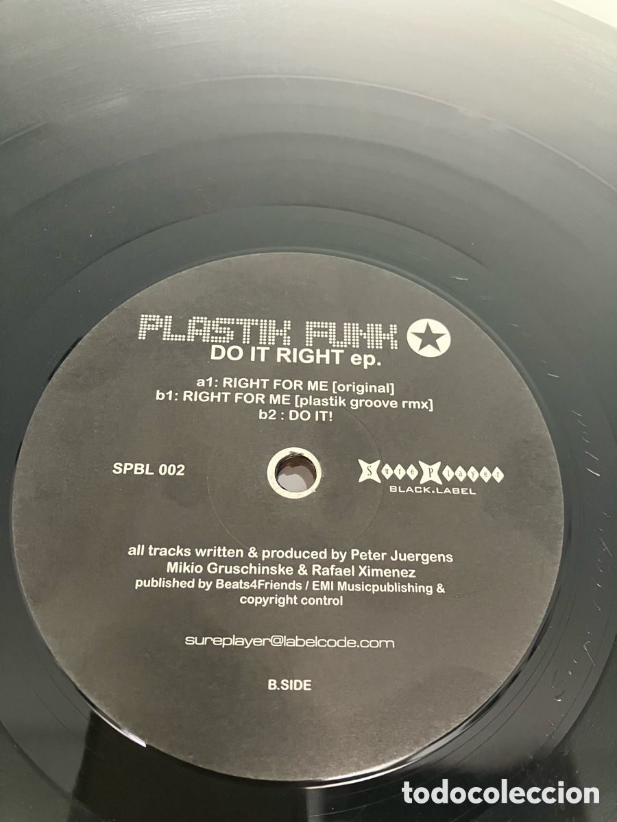 Discos de vinilo: Plastik Funk - Do It Again - Foto 4