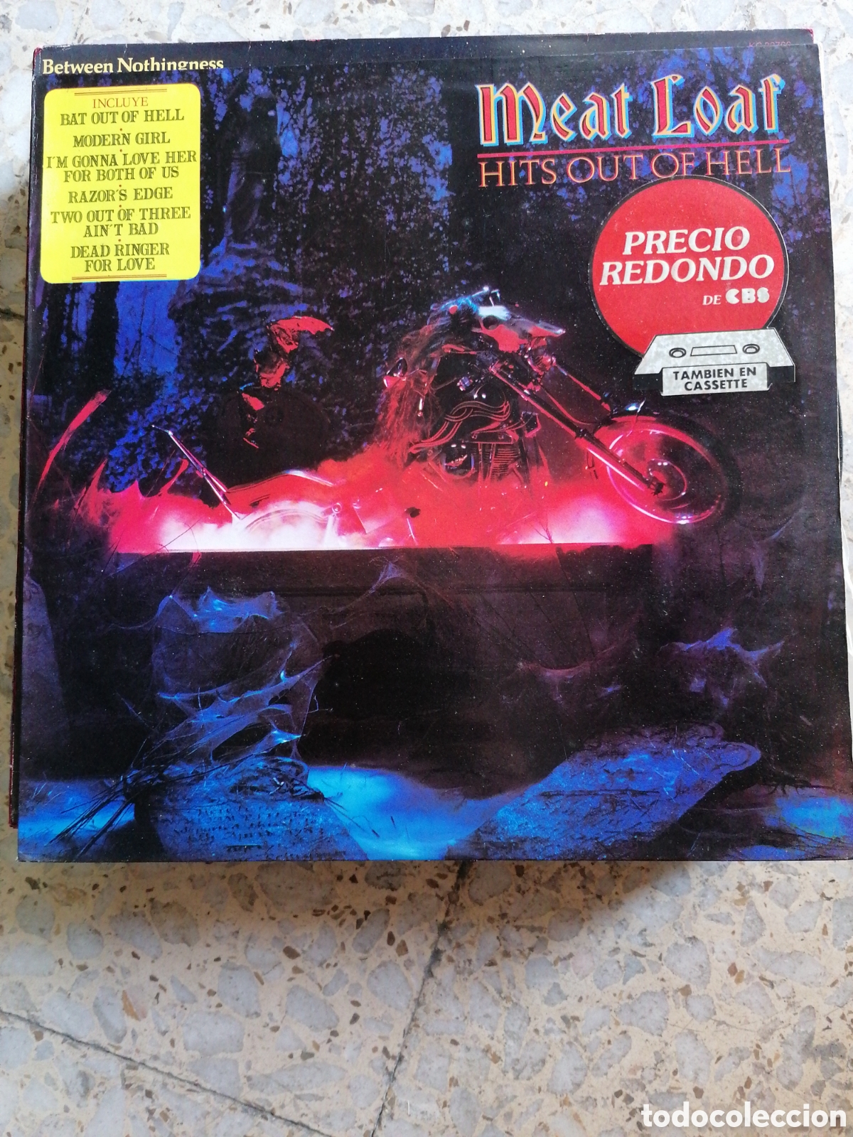 Discos de vinilo: LP MEAT LOAF HITS OUT OF HELL 1987 ESPA&Ntilde;A EX