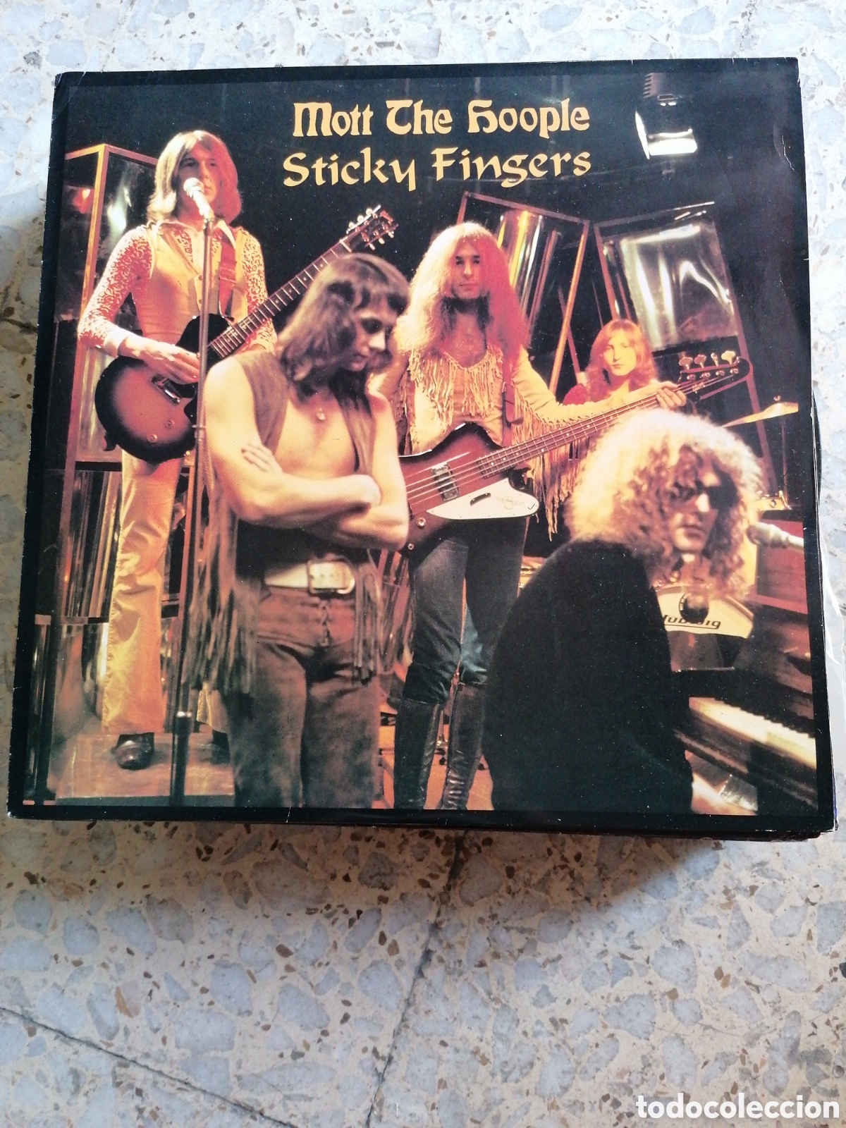 Discos de vinilo: LP MOTT THE HOOPLE STICKY FINGERS USA EX