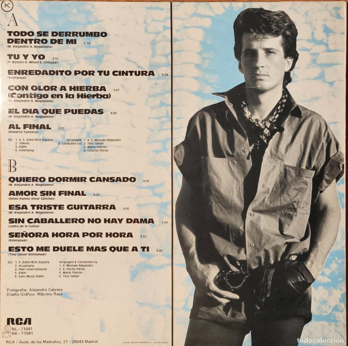 Discos de vinilo: DISCO LP GRANDES EXITOS DE EMMANUEL - Foto 2