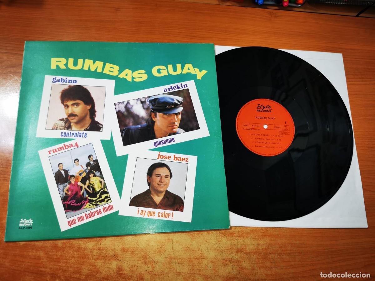 Discos de vinilo: RUMBAS GUAY GABINO / ARLEKIN / RUMBA4 / JOSE BAES MAXI SINGLE VINILO 1991 LEONARDO DANTES 4 TEMAS