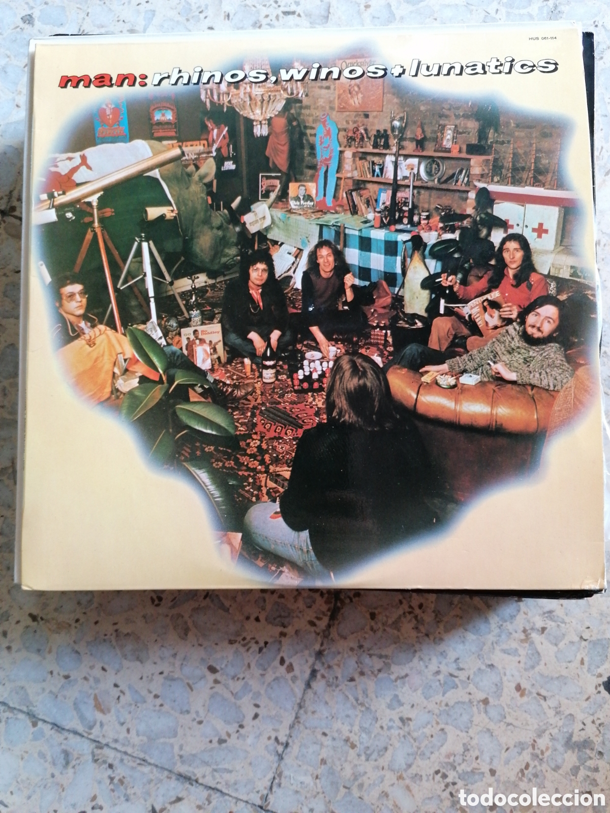 Discos de vinilo: LP MAN RHINOS WINOS LUNATICS 1974 ESPA&Ntilde;A INSERT EX