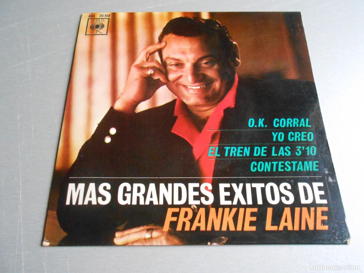 Discos de vinilo: FRANKIE LAINE - MAS GRANDES EXITOS -, EP, O. K. CORRAL + 3, A&Ntilde;O 1963, CBS, AGS 20.108