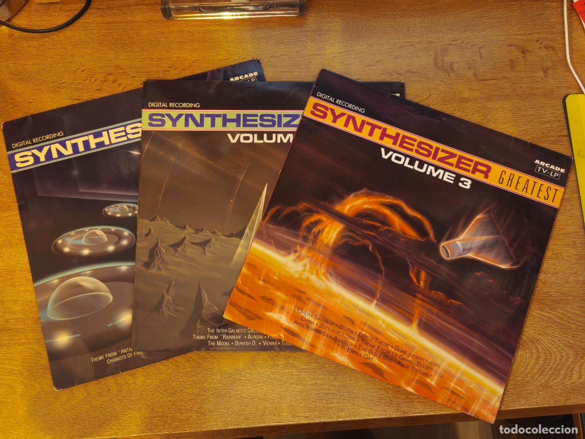 Discos de vinilo: 3 DISCOS LP SYNTHESIZER GREATEST