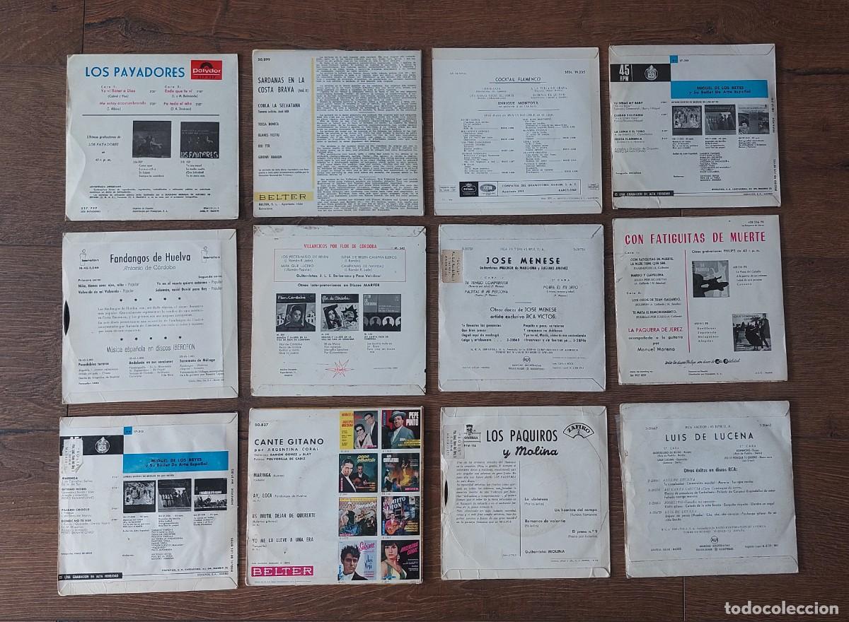 Discos de vinilo: 12 vinilos de 7&rdquo; de flamenco y folklore espa&ntilde;ol - Foto 2