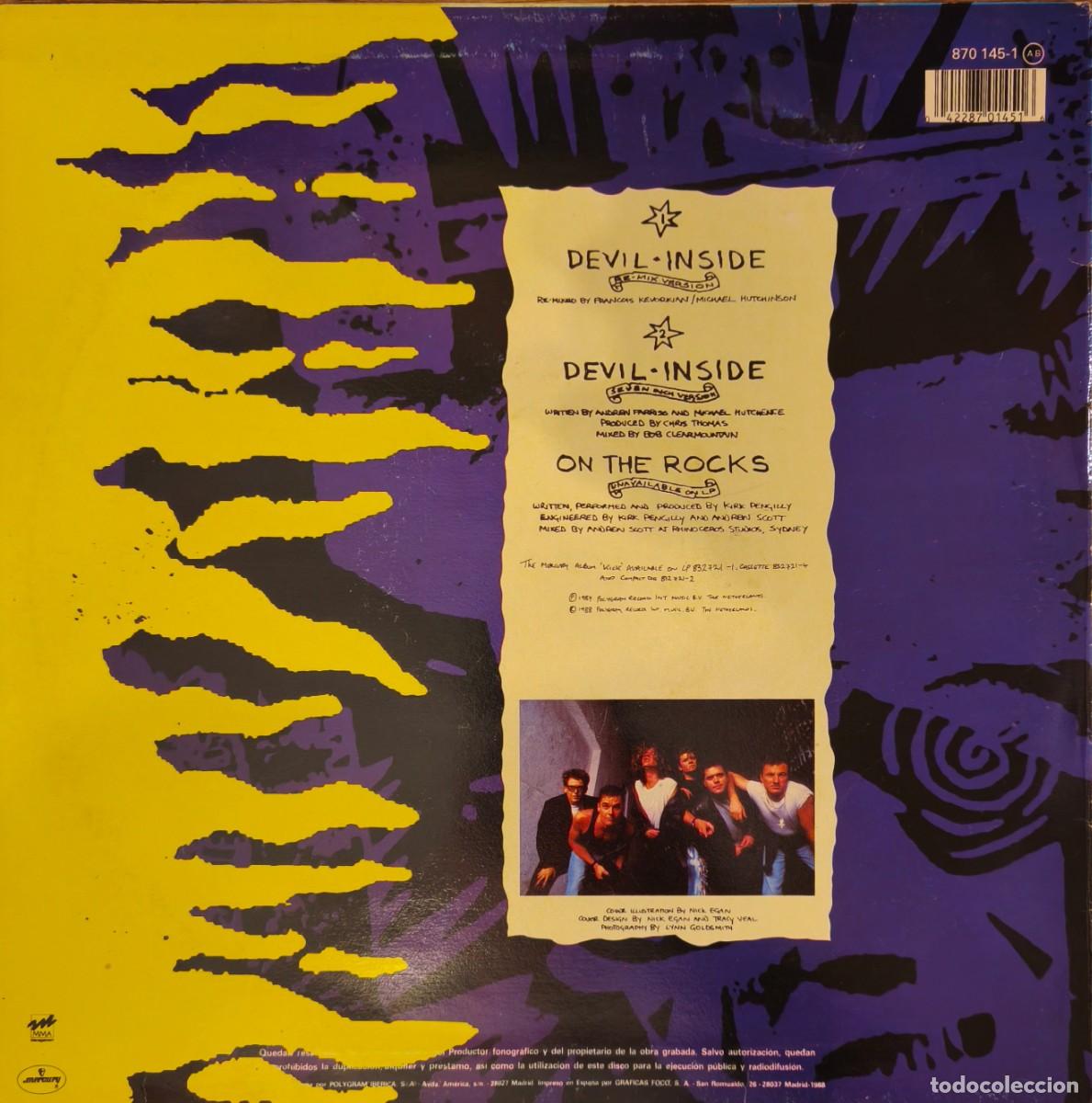 Discos de vinilo: DISCO LP REMIX INXS. DEVIL INSIDE - Foto 2