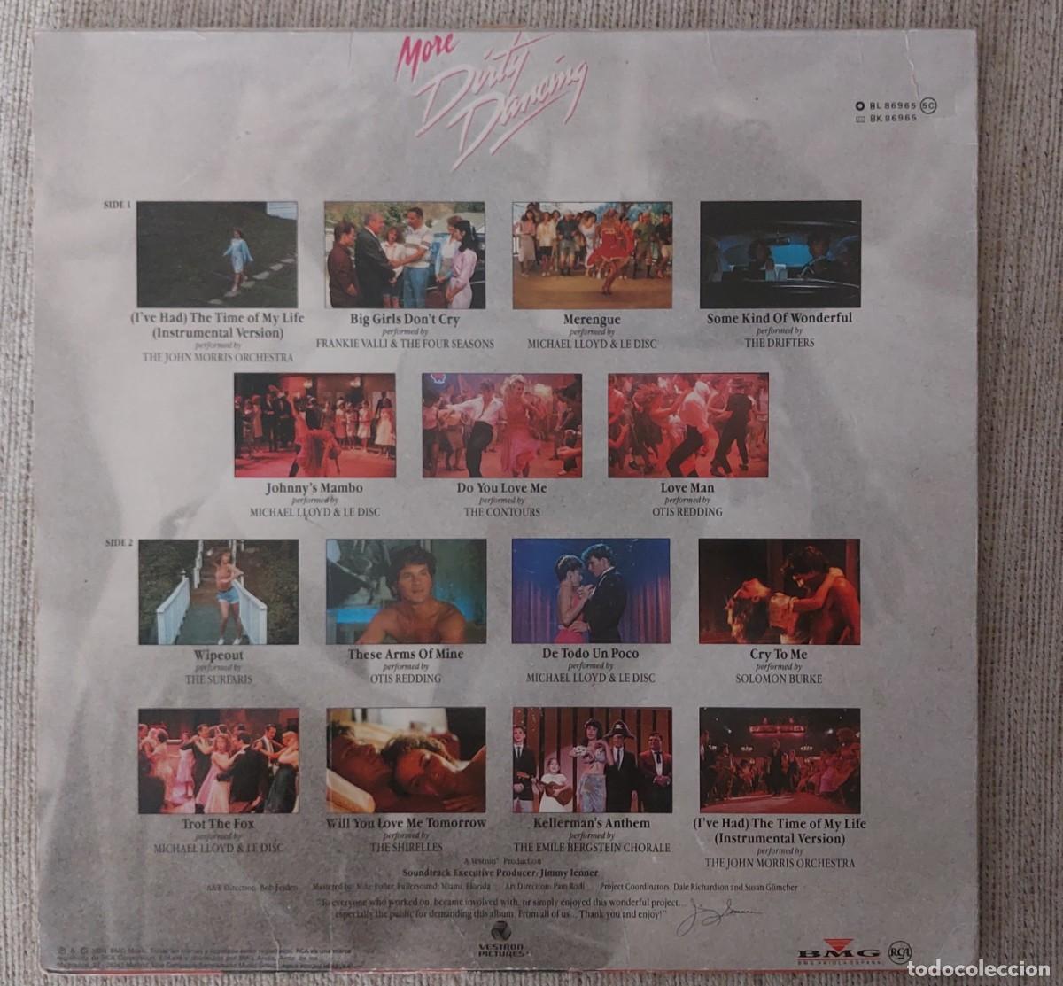 Discos de vinilo: Vinilo More Dirty Dancing (BSO 1988) - Foto 2