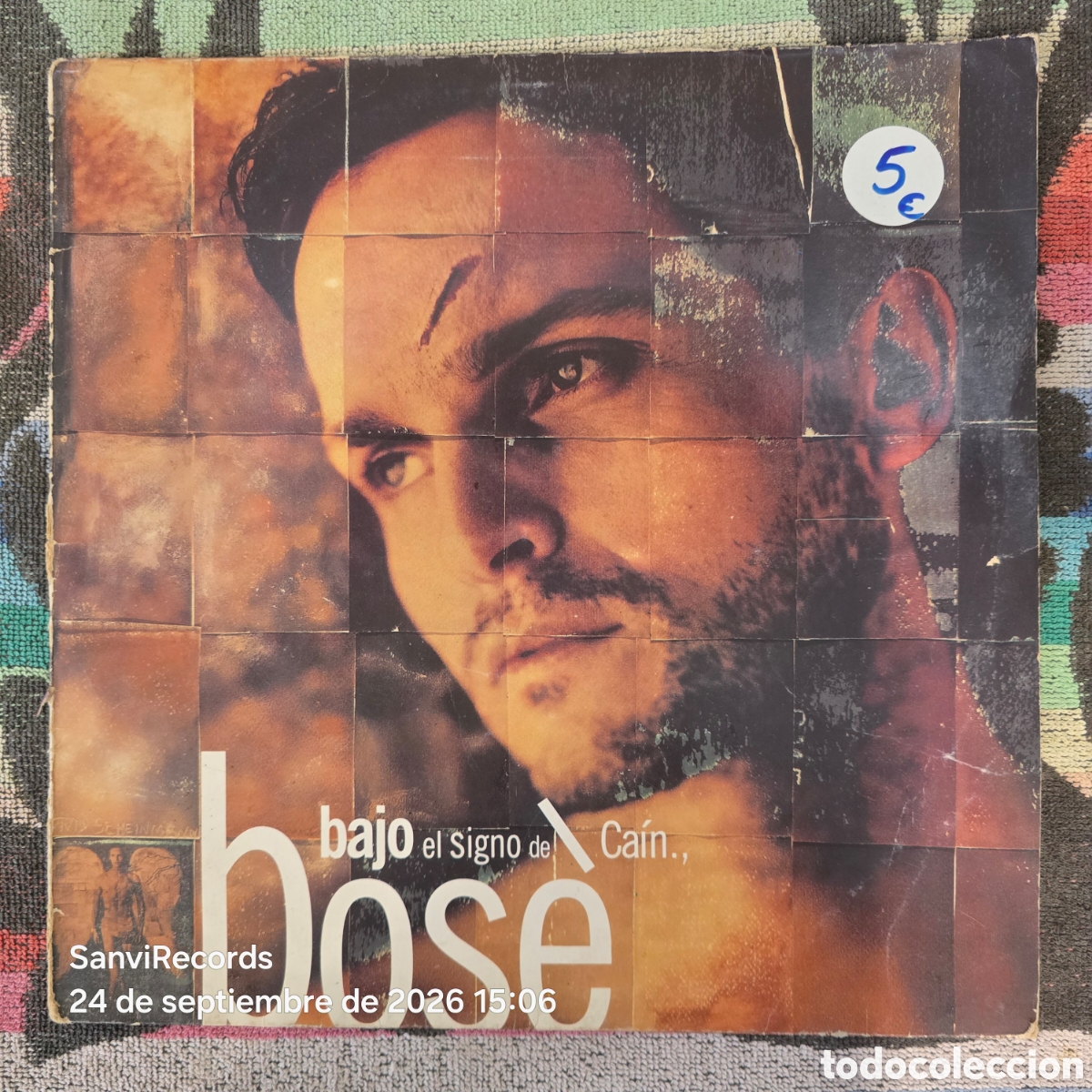 Discos de vinilo: [LP] MIGUEL BOS&Eacute;: BAJO EL SIGNO DE CA&Iacute;N (WEA) (1993)