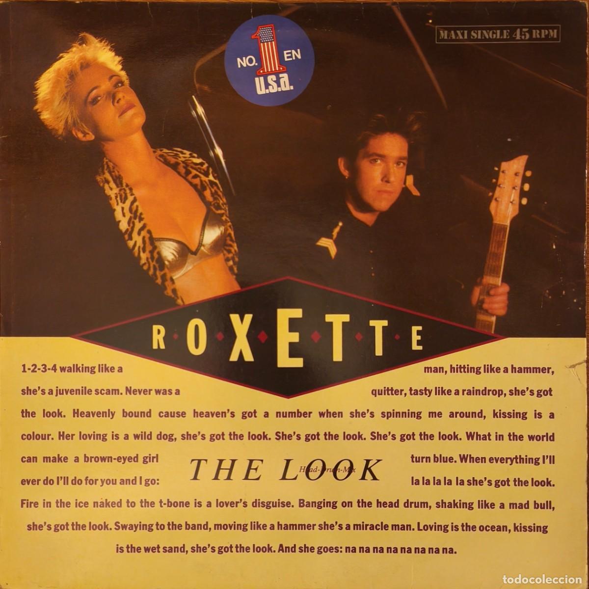 Discos de vinilo: DISCO LP MAXI SINGLE DE ROXETTE. THE LOOK