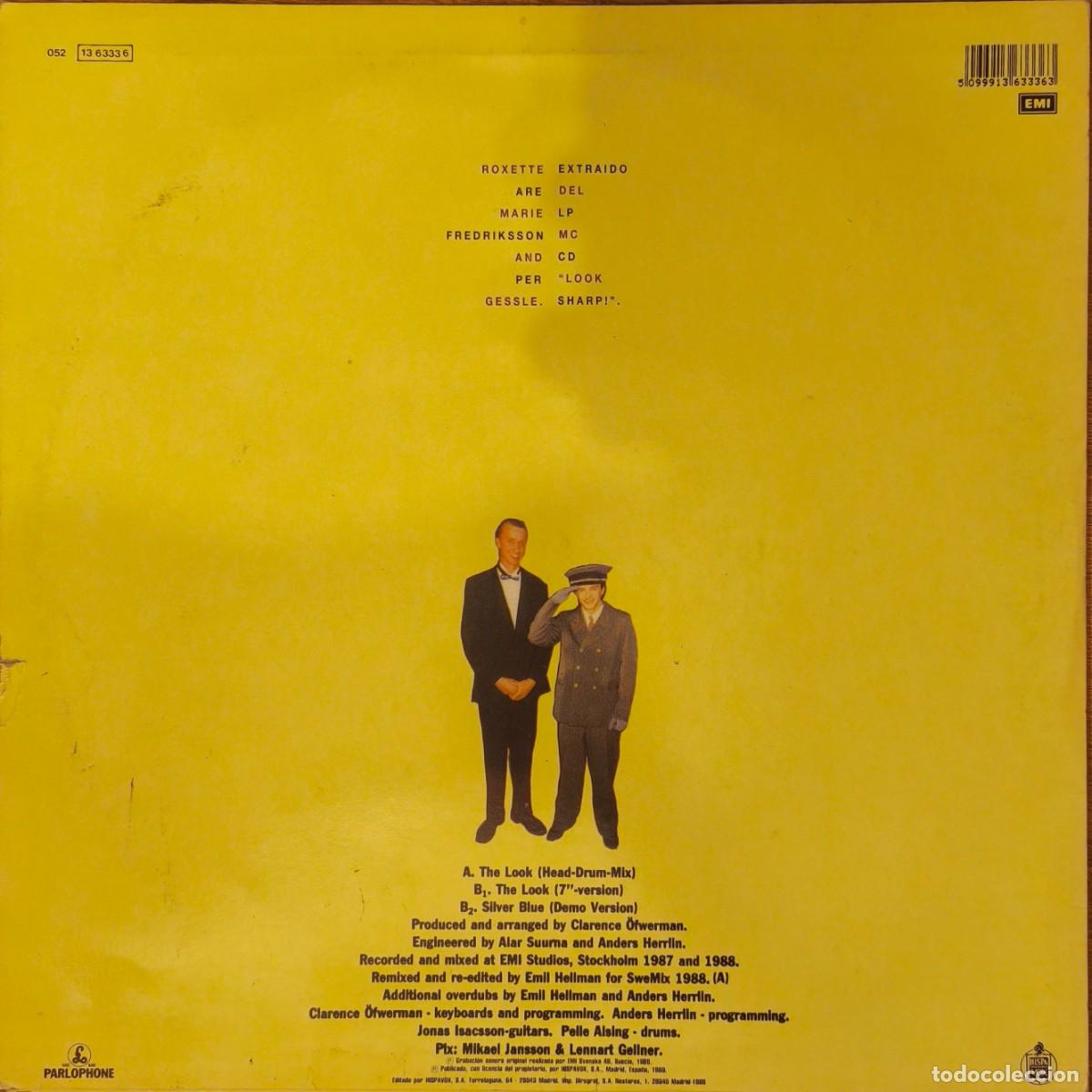 Discos de vinilo: DISCO LP MAXI SINGLE DE ROXETTE. THE LOOK - Foto 2
