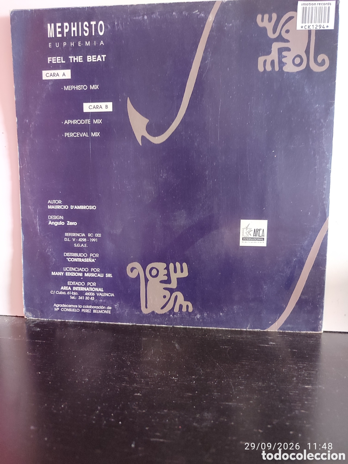 Discos de vinilo: Disco de vinilo ck1294 - Foto 2