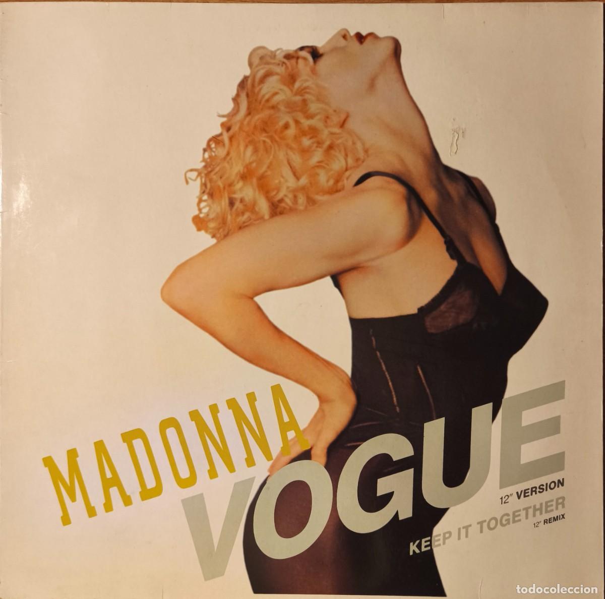 Discos de vinilo: DISCO REMIX MADONNA. VOGUE. KEEP IT TOGEYHER - Foto 1