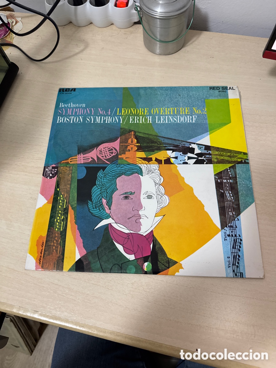 Discos de vinilo: DISCO VINILO BEETHOVEN SINFON&Iacute;A NUMERO 4 N&Uacute;MERO 2 1969