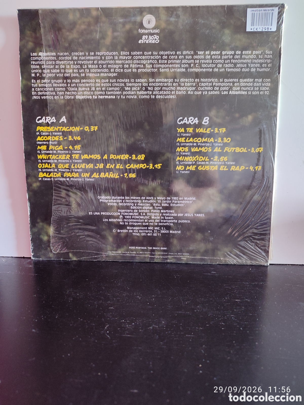 Discos de vinilo: Disco de vinilo ck1298 - Foto 2