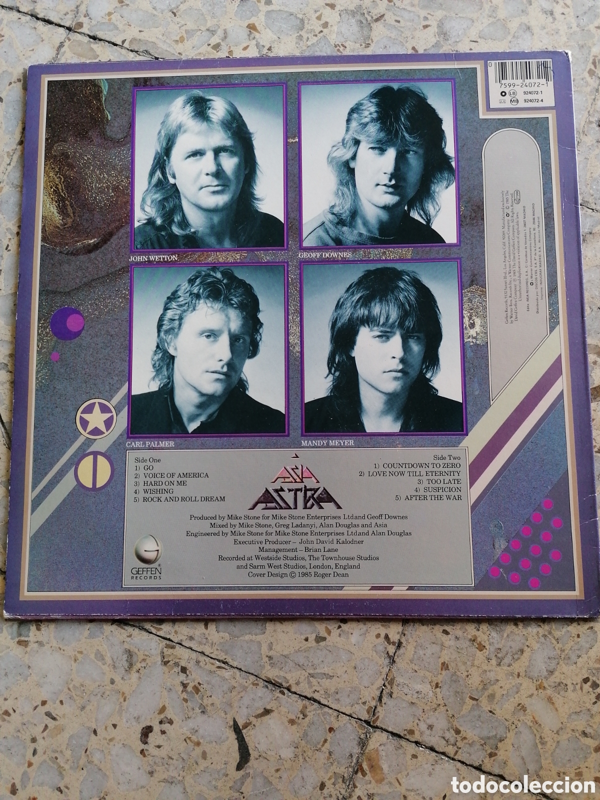 Discos de vinilo: LP ASIA ASTRA 1987 ESPA&Ntilde;A EX - Foto 2