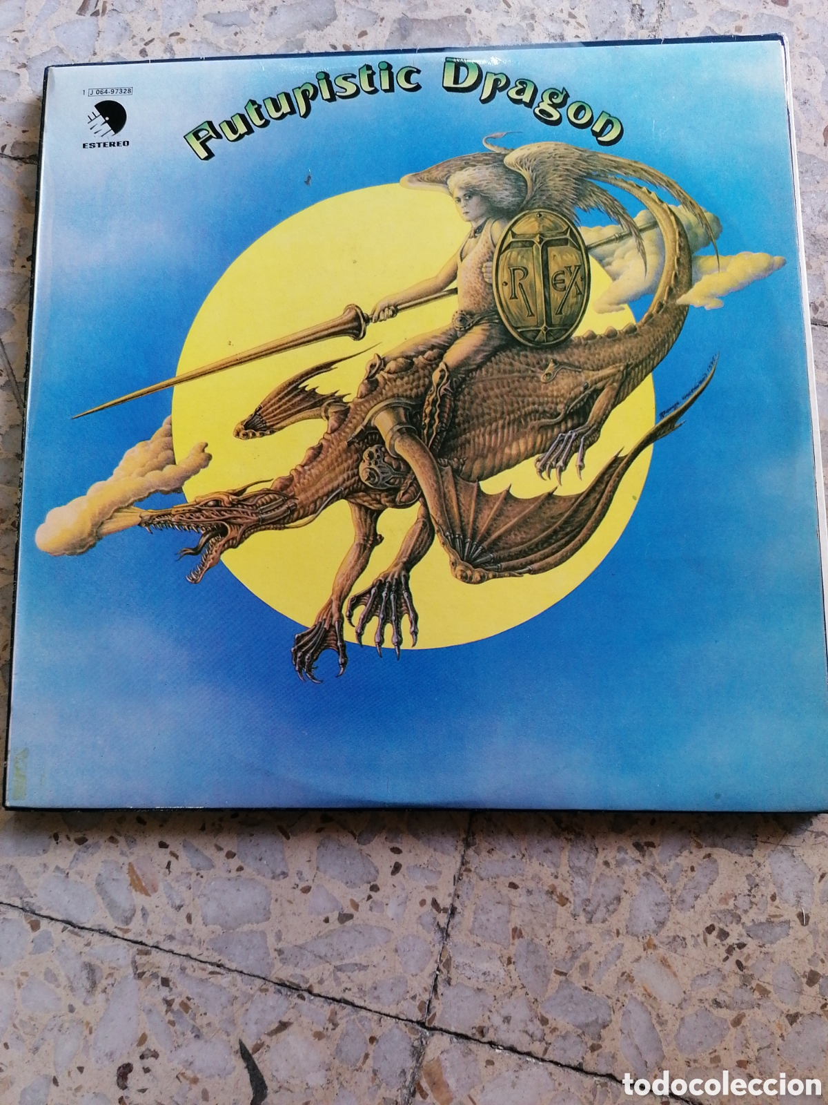 Discos de vinilo: LP T REX FUTURISTIC DRAGON 1976 ESPA&Ntilde;A INSERT